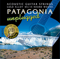 Magma Strings GA150G  Струны для акустической гитары, серия Patagonia Unplugged 85/15, калибр: 13-17-26-36-46-56, обмотка круглая, бронзовый сплав, натяжение Medium