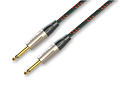 ROXTONE TGJJ300-8/3 Кабель инструментальный, красно-черный, кабель GC050, диаметр 6.5mm, разъемы 2x6,3 mono Jack, длина 3м