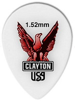 CLAYTON ST152/12 - медиатор 1.52 mm ACETAL polymer уменьшенный