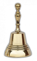 КВП5Ф Колокольчик Валдайский №5, d60, полированный с ручкой Ферзь, Валдайские колокольчики