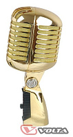 VOLTA VINTAGE GOLD Вокальный динамический микрофон, цвет золотистый, в комплекте кабель 5 м