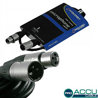 American Dj AC-PRO-XMXF/1  кабель микрофонный xlr-мама - xlr-папа, 1 метр