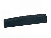 Hosco H-NTC-8  Верхний порожек для гитары, с прорезями, карбон, 43x8x5 мм