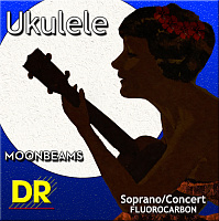 DR UFSC  струны для укулеле сопрано/концерт, флюорокарбон, MOONBEAM™
