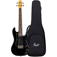 FLIGHT Mini Bass Lite BK Бас-гитара уменьшенная