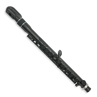 NUVO jFlute - Black/Black флейта, изогнутая головка, материал пластик, цвет чёрный, в комплекте мундштук, чехол