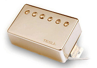 Tesla PLASMA-X1/GD/NE Neck. Звукосниматель, хамбакер, золотая крышка