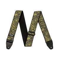 Dunlop D6724 Jaquard Serpentine  дизайнерский ремень для гитары, жаккард, кожаные наконечники