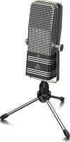 Behringer BV44 винтажный бродкастовый конденсаторный USB-микрофон "из 1940-х", суперкардиоидный, диафрагма 14 мм, 50-17000 Гц, SPL 132 дБ