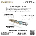 DR DAP-12/56 струны для акустической гитары, калибр 12-56, серия DRAGON SKIN+™