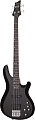 Schecter C-4 DELUXE SBK Бас-гитара, 4 струны