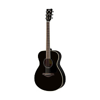 Yamaha FS820 BL  акустическая гитара, корпус массив ели, цвет черный