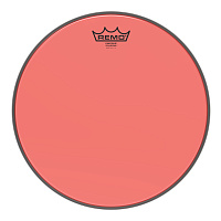 REMO BE-0313-CT-RD Emperor® Colortone™ Red Drumhead, 13" цветной двухслойный прозрачный пластик, красный