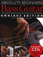 AM1000681 - Absolute Beginners: Bass Guitar - Omnibus Edition - книга: бас-гитара для начинающих, самоучитель, 48 стр., язык - английский