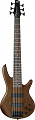 IBANEZ GIO GSR206B-WNF WALNUT FLAT 6-струнная бас-гитара, цвет ореховый