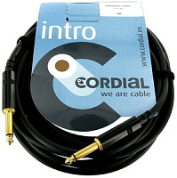 Cordial CCI 3 PP инструментальный кабель моно-джек 6,3 мм/моно-джек 6,3 мм, 3,0 м, черный