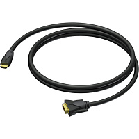 Procab CLV160/1.5  видеокабель DVI-D (вилка) – HDMI (вилка), длина 1,5 м.