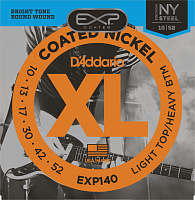 D'ADDARIO EXP140 струны для электрогитары, Light Top/Heavy Bottom 10-52
