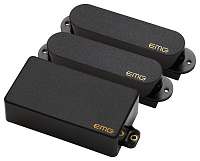 EMG SV/SV/81 SET BLACK комплект: 2 сингла SV, хамбакер EMG 81, темброблок