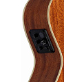 LANIKAI MA-EBU  бас-укулеле со звукоснимателем, красное дерево, open pore, чехол 10 мм в комплекте