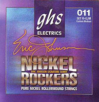 GHS R+EJM ERIC JOHNSON Струны для электрогитары; никель; роликовая обмотка; (11-14-19-28-40-52); Eric Johnson 