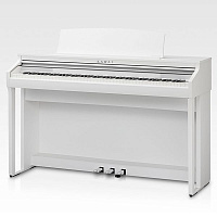 Kawai CA48W цифровое пианино, цвет белый, механика Grand Feel Compact, деревянные клавиши 