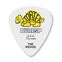 Dunlop 424R073 Tortex Wedge 72Pack  медиаторы, толщина 0,73 мм, 72 шт.