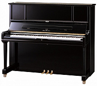 KAWAI K400 M/PEP Пианино, цвет черный полированный, высота 122 см, цельная еловая дека 1,39м2, механизм Millennium III