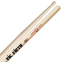 VIC FIRTH AJ4  барабанные палочки с удлиненным плечом, деревянный наконечник, материал - гикори, длина 16", диаметр 0,520", серия American Jazz