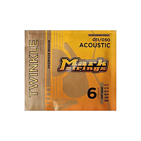 Markbass Twinkle Series DV6TWPB01150AC  струны для акустической гитары, 11-50, фосфор/бронза