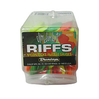 Dunlop 4350 Riffs Display  банка с медиаторами, 4 размера, 576 шт.