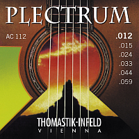 THOMASTIK Plectrum AC112 струны для акустической гитары 12-59, бронза