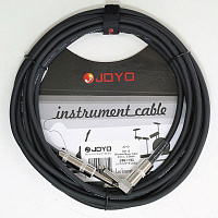 JOYO CM-12 Cable Black инструментальный кабель, 4,5 м, угловой TS 6,3 мм