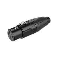 ROXTONE RX3F-BG Разъем XLR кабельный "мама" 3-контактный, цвет черный