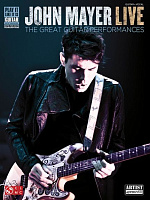 HL02501513 - John Mayer: Live - книга: гитарные табулатуры для начинающих на пьесы Джона Майера, 160 страниц, язык - английский