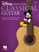 HL00701753 - Disney Songs - Classical Guitar - книга: сборник песен из мельтфильмов Дисней для классической гитары, 56 страниц, язык - английский