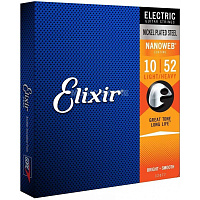 ELIXIR 12077 струны для электрогитары Anti Rust NanoWeb Light Heavy