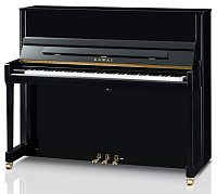 KAWAI K300 M/PEP Пианино, цвет черный полированный, высота 122 см, цельная еловая дека 1,39м2, механизм Millennium III