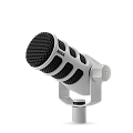 RODE PodMic WHITE студийный микрофон, цвет белый