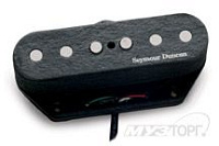 SEYMOUR DUNCAN STK-T3B VINTAGE TELE STACK B Звукосниматель для гитары, стек, Tele, черный, бридж, алнико 5, 18.00кОм, 6/4/4
