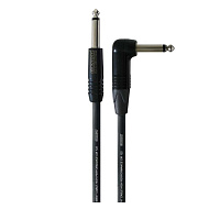 Cordial CPI 3 PR инструментальный кабель угловой моно-джек 6,3 мм/моно-джек 6,3 мм, разъемы Neutrik, 3,0 м, черный
