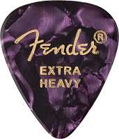 FENDER 351 Shape Premium Picks Extra Heavy Purple Moto 12 Count набор медиаторов, 12 шт., цвет фиолетовый