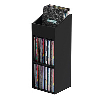 Glorious Record Rack 330 Black  стойка для виниловых пластинок, вместимость до 330 штук, цвет чёрный