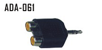 STANDS & CABLES ADA061  переходник стерео мини-джек папа 3.5 мм -> 2 X RCA (тюльпан) мама