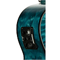 LANIKAI QM-BLCET укулеле-тенор, волнистый клен, звукосниматель, вырез, чехол 10 мм в комплекте