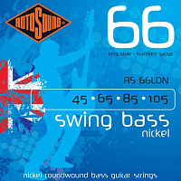 ROTOSOUND RS66LDN BASS STRINGS NICKEL струны для басгитары, никелевое покрытие, 45-105