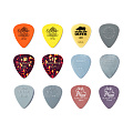 Dunlop PVP101 Variety 12Pack  набор популярных медиаторов, тонкие/средние, 12 шт.