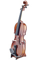 K&M 15550-000-98 стойка для скрипки и укулеле, пластик под дерево 