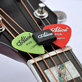 ALICE A010CP  Резиновый держатель для медиаторов с креплением на струны на головке грифа гитары, 5 штук