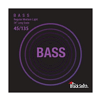 BlackSmith Bass Regular Medium Light 34" Long Scale 45/135 струны для 5-струнной бас-гитары, 45-135, 34"